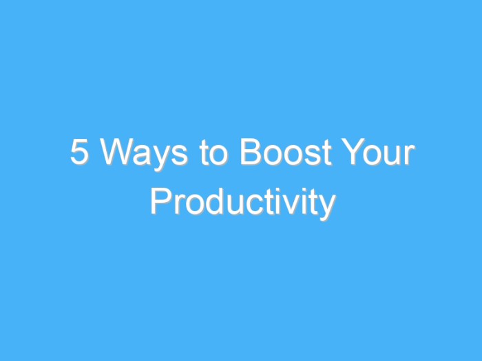 How to Boost Your Productivity by 50% in 14 Days