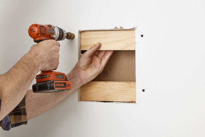 Drywall hole oneprojectcloser