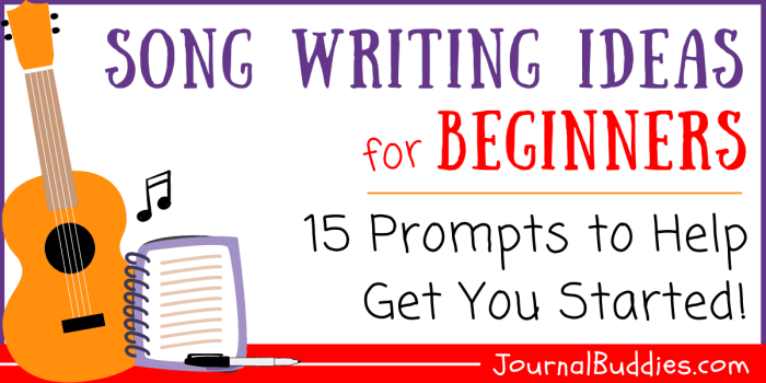 Songwriting journalbuddies