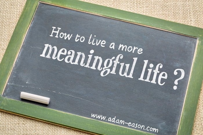 Meaningful life live want do survey barna quarters adults found three american group